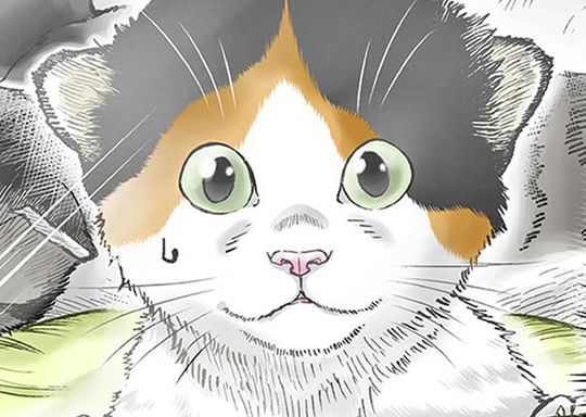 コミックスPR / 猫降臨 - 灘谷航 | サンデーうぇぶり