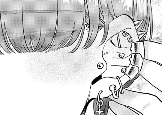 コミュ473 ピアス触らせてください、です。